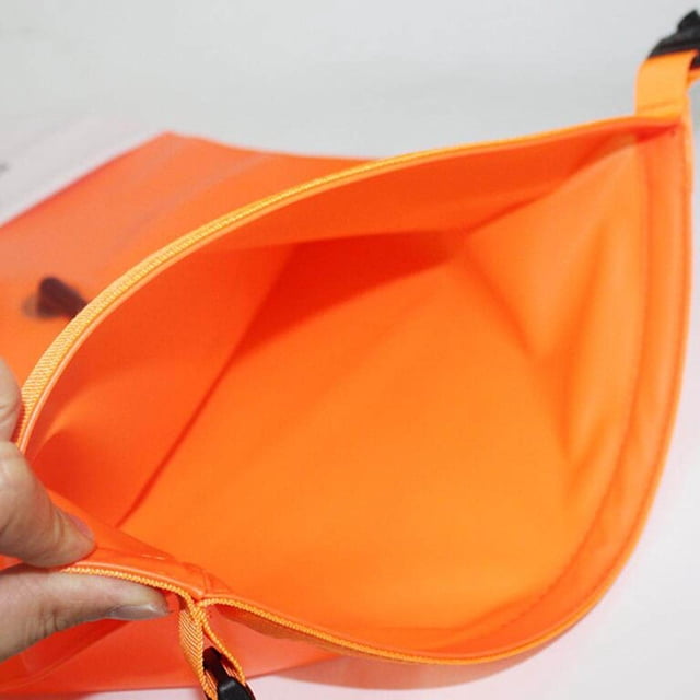 ziyahi Bouée de Remorquage de Natation avec Sac Bouée d'Eau de Natation Sécurité Flottante Orange