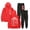Rouge, variante sur Sombr The Late Nights & Young Romance Tour Chandails à Capuchon Pantalons Jogger Ensemble Unisexe Mode Urbaine Chandails