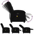 thumbnail image 5 of vidaXL Massage Recliner Chair Black Fabric, 5 of 5