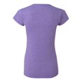 thumbnail image 2 of Gildan T-Shirt Softstyle pour Femmes, G, Violet Chiné, 2 of 2
