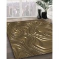 thumbnail image 3 of Ahgly Company Machine Washable Indoor Square Transitional Light Brown Area Rugs, 7' Square, 3 of 7