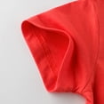 thumbnail image 5 of Vêtements Garçon Vêtements Rouges pour Garçons Chemise Habillée à Manches Courtes pour Garçons T-Shirts pour Tout-Petits 2 Ans Mode Garçons, 5 of 5
