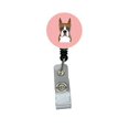 thumbnail image 1 of Carolines Treasures BB1223BR Checkerboard Pink Boxer Retractable Badge Reel, 1 of 2
