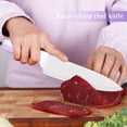 thumbnail image 4 of Hecef 15-Piece Stainless Steel Kitchen Knife Set, Non-Stick Coating, Sharp Blades, Dishwasher Safe, 4 of 10