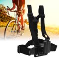 thumbnail image 3 of Chest Mount Strap, Comfortable Hands Free 5.5-10cm Chest Harness Strap Adjustable with Adapter for Live Streaming, 3 of 8