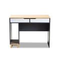 thumbnail image 3 of Bowery Hill Modern 2-Drawer Engineered Wood Computer Desk in Gray/Oak, 3 of 8