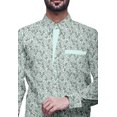 thumbnail image 3 of BESTMAN Slim FitShirtsFor Men Button DownLong Sleeve PrintedShirtsFor Boys, 3 of 5