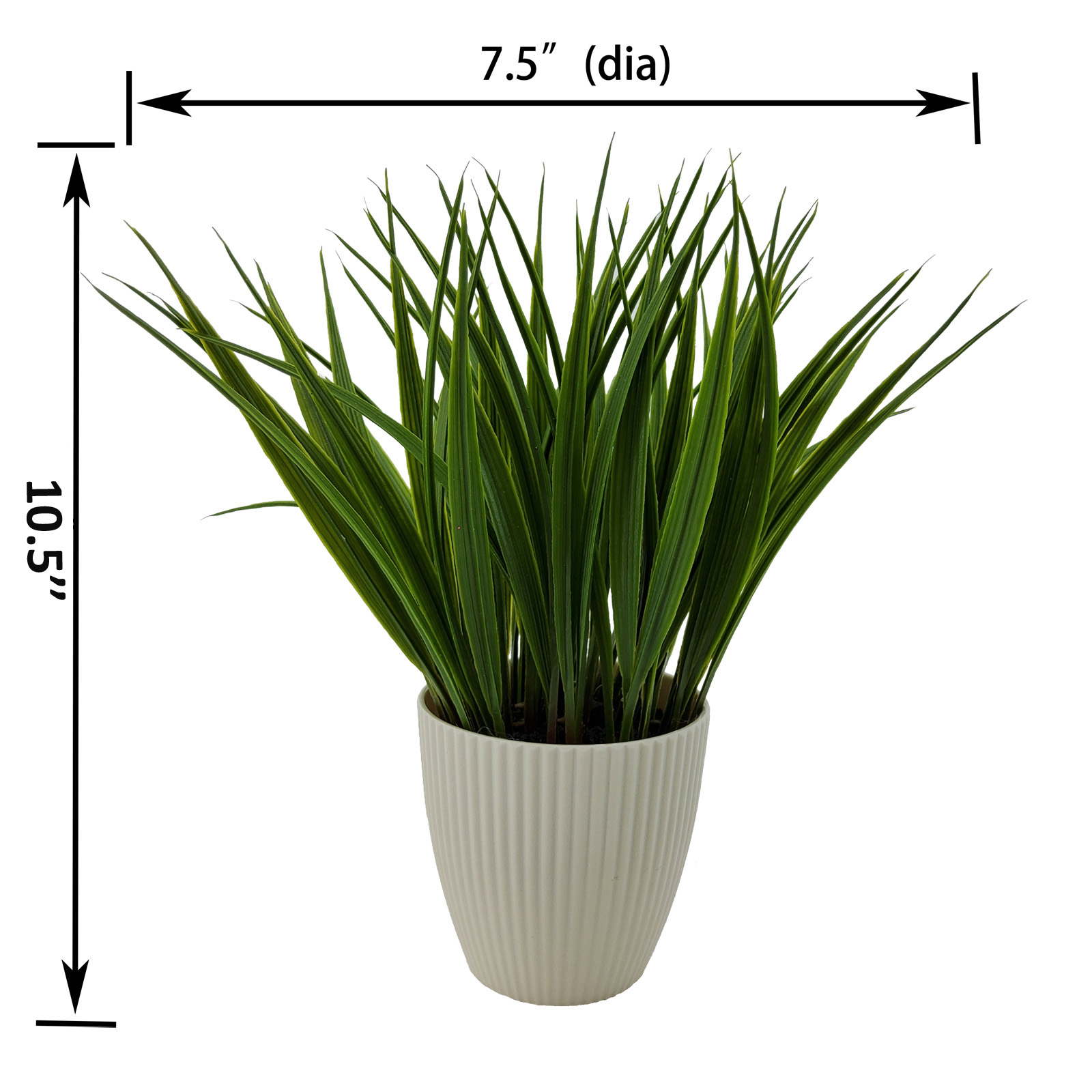Mainstays intérieur artificiel herbe verte en Pot, couleur vert, hauteur assemblée: 27cm