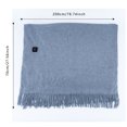 thumbnail image 2 of Usb Three Mode Heating Heating in Autumn and Winter Heated Shawl Wraps for Corded Heated Blanket Soft Zipper Shawl Wraps 2026 Winter Warm USB Powered Heating Scarf Blanket Grey, 2 of 3