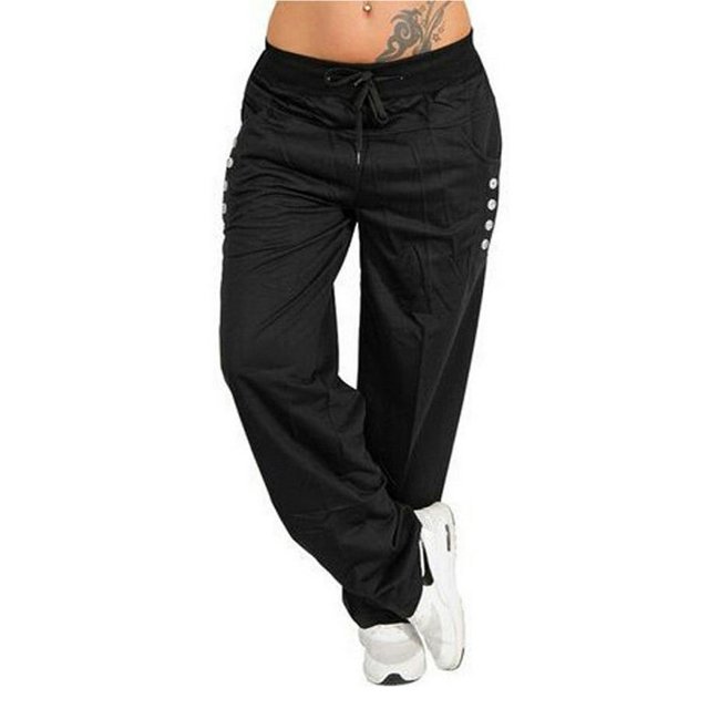 Clearance Womens Pants Petite Sports Solid Color Trousers Jogging Sweatpants Jogger Pants