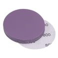 thumbnail image 1 of Unique Bargains 10 Pack 3-Inch Purple Sanding Discs 800 Grits Hook & Loop Professional Aluminum Oxide Sandpaper, 1 of 5