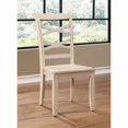 thumbnail image 2 of Benzara BM122920 Giselle Chaise de Transition & 44; Blanc - Lot de 2, 2 of 2