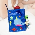 thumbnail image 4 of Soft Crinkle Book Rattle Toy for Infants Educational Car Seat Babies, 4 of 8