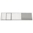 thumbnail image 2 of vidaXL Rabbit Cage Grey 302.5x80.5x71 cm Galvanised Steel, 2 of 4