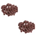 thumbnail image 1 of Transemion 500pieces Wreath Wedding House Decor Lasting Impression With These Exquisite coffee 2Set, 1 of 6