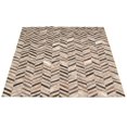 thumbnail image 1 of ECARPETGALLERY 4'8" x 6'6" Contemporary Cowhide Patchwork Handmade Area Rug for Living Room, Dining Room and Bedroom in Grey, 1 of 9