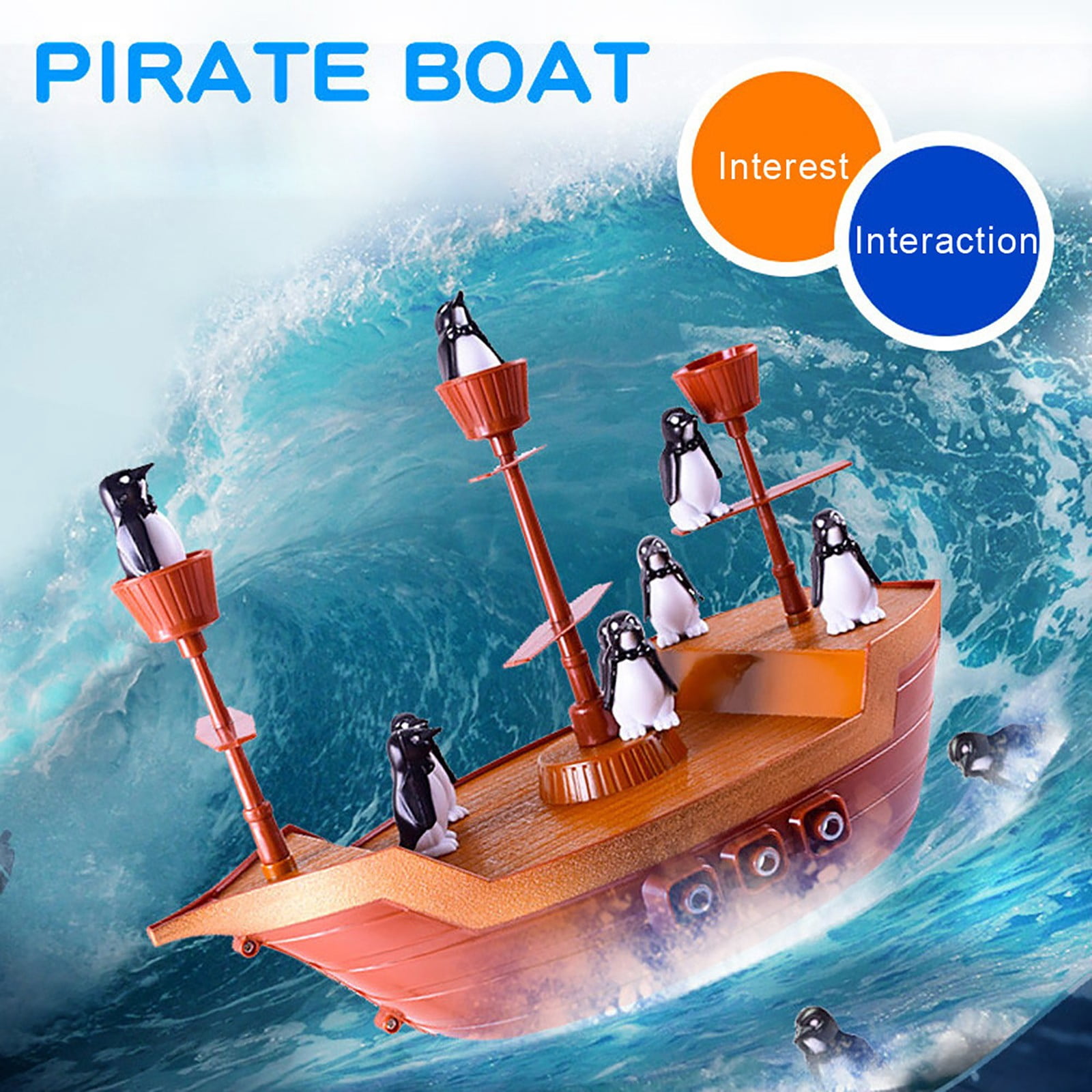 RXIRUCGD Toys Desktop Toys Interactive Board Game Pirate Party Game