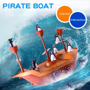 WLOELOEW AS jeu de société interactif de jeux de bureau Pirate