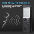 thumbnail image 4 of 32GB/16GB Digital Voice Activated Recorder for Lectures, 12Hours Sound Audio Recorder Dictaphone Voice Activated Recorder Recording Device with Playback, Microphone, Earphone, Phone Cable,etc, 4 of 7