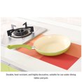 thumbnail image 1 of fastboy Sets de Table Tissés Multicolores Style Simple Imperméable Isolation Chauffante Napperon Décoration Maison Nappe de Cuisine Noir, 1 of 6
