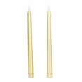 thumbnail image 1 of Flameless Taper Candles , Long Battery Life LED Candle Sticks Wiring Free Romantic  For Birthday Party For Children For Wedding Full Spray Gold, 1 of 8