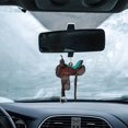 thumbnail image 4 of Wzzjkit Flat Western Saddle Cowboy Flat Pendant Car Rearview Mirror Backpack Accessories Pendant, 4 of 6