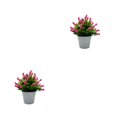 thumbnail image 3 of Maytalsory Elegant For Stylish Home Decor With Fake Flowers And Plants Long-lasting pink 2Set, 3 of 6