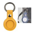 thumbnail image 4 of funtasica PU Leather Case Compatible with Airtags, Holder with Keychain Yellow, 4 of 9