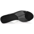 thumbnail image 4 of BLISSFUL STEP Women's Clear Platform Blocked Heel Slides Sandals, 4 of 7