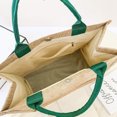 thumbnail image 1 of Grand Sac à Main Décontracté Sac à Lunch en Lin Sac à Main pour Femmes Grande Capacité Poignée Confortable Sac à Lunch pour Usage Quotidien Type A, 1 of 5