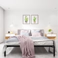 thumbnail image 1 of 18 Inch Queen Bed Frame Embedded Design, 1000 lbs Heavy Duty Platform Bed Frame with Under Bed Storage, Easy Assembly, No Box Spring Needed, 1 of 8