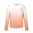 thumbnail image 4 of RXIRUCGD Haut Imprimé Dégradé pour Homme, Haut/chemise Décontracté à Manches Longues à Col Rond, Multicolore, Taille : TG, 4 of 5