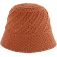 thumbnail image 1 of LinYooLi Small Bucket Hat Ladies Foldable Fashion Soft Solid Color Twill Crochet Women Girl Knit Hat Winter Thick Keep Warm, 1 of 8