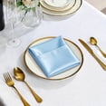 thumbnail image 4 of Satin Finish Polyester Cloth Napkins 43X43Cm Soft Absorbent Reusable for Formal Dinner Wedding Everyday Use, 4 of 7
