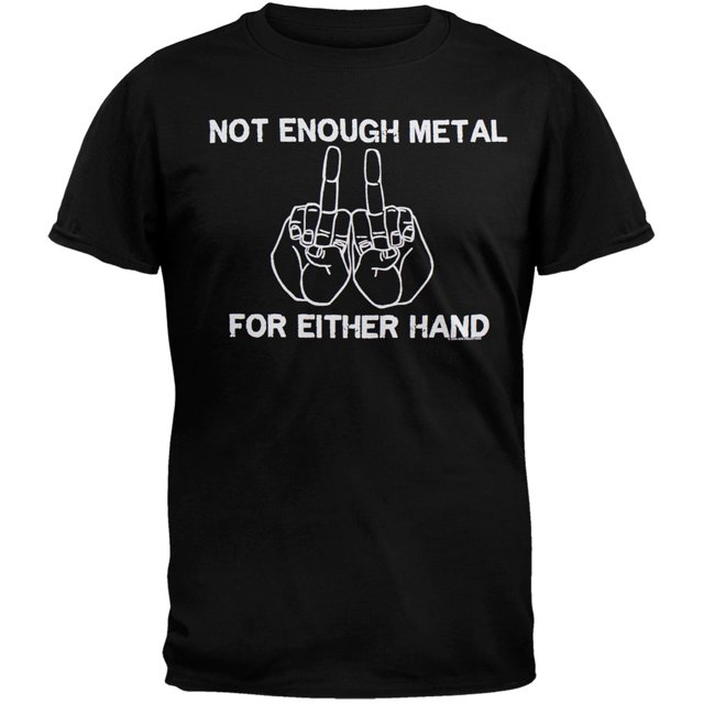 KFK Industries - Pas Assez de T-Shirt en Métal
