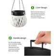 thumbnail image 2 of Xingzhi Decorative And Functional Outdoor Planter For Plants And Inner Liner Is Easy Light coffee color trumpet, 2 of 6