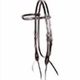 thumbnail image 3 of Martin Saddlery Rawhide Laced Chocolate Browband Headstall Chocolate, 3 of 3
