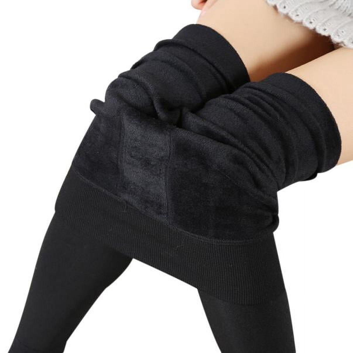 Winter Leggings for Women Fleece Lined Women Winter Thick Warm Fleece Lined Thermal Stretchy Leggings Pants