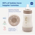 thumbnail image 2 of MAM Easy Start Anti-Colic Matte Baby Bottles, 2x9oz Bottles, Medium Flow Bottles with Silicone Nipple, Unisex Baby Bottles, 2 of 10