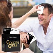 Golden Against Girls, Golden Girls Game, Girls Night Game, Christmas Game Night, Ultimate Family Christmas Card Game, Funny Card Games for Parties,Game for Christmas Nights