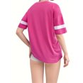 thumbnail image 4 of Hauts Actifs pour Femmes Hauts à Col pour Femmes T-Shirt Décontracté Haut T-Shirt Uni à Manches Longues Femmes T-Shirt à Manches Longues Femmes T-Shirt de Course Femmes T-Shirt Femmes T-Shirt à Manches Longues Femmes Course, 4 of 4