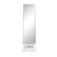 thumbnail image 4 of Miroir de rangement rectangulaire style musée avec chevalet blanc, 4 of 5
