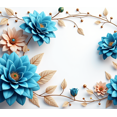 thumbnail image 4 of Floral Backdrop Banner Daisies Decoration for Wedding Party Supplies Event Background Photography Spring Summer Decor Celebration, 4 of 4