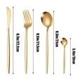 thumbnail image 3 of Steak Kit Set, Cutlery Set, Western Dining Utensils, Four-Piece Kitchenware, Ergonomic Handle Design, Durable Easy-Clean Tableware for Home Restaurant Use, 3 of 6