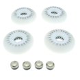 thumbnail image 3 of 4 Pcs Roues, Roues de Rechange, Roues pour Patins à Roulettes 72 mm, 3 of 8