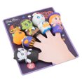 thumbnail image 2 of Cartoon Finger Puppet,5pcs Halloween Finger Puppets Children Finger Puppet Vinyl Finger Puppet Highly Recommended, 2 of 8
