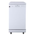 thumbnail image 1 of Danby DDW1805EWP 18" Wide Portable Dishwasher in White, 1 of 9