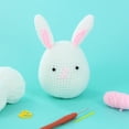 thumbnail image 3 of UNIQUE CREATIV CRAFT Crochet Kit - Bunny, 1 pc, Age 8+, Intermediate, 11 × 14 × 10.5 cm (4.1 in), 3 of 4