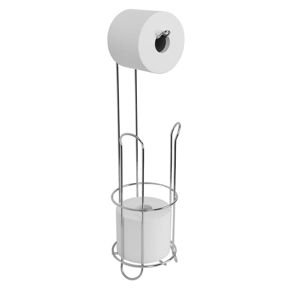 Era Burt Freestanding Toilet Paper Holder, Chrome 6.50x22.84in