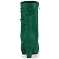 thumbnail image 4 of Unique Bargains Women's Ankle Zip Platform High Heel Boots, 4 of 7
